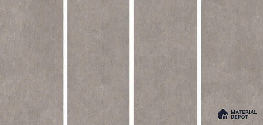 Fabric Wall & Floor Tile TL 06092 D Fabrica Grigio 4 ft x 2 ft Vitrified Matte Finish - 9 mm | 8 Random Design | Suitable For Living Room, Bedroom, Bathroom, Kitchen (Sample)