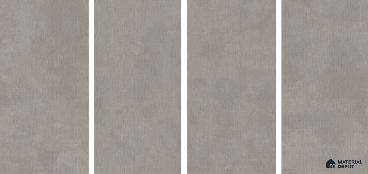 Fabric Wall & Floor Tile TL 06092 D Fabrica Grigio 4 ft x 2 ft Vitrified Matte Finish - 9 mm | 8 Random Design | Suitable For Living Room, Bedroom, Bathroom, Kitchen (Sample)