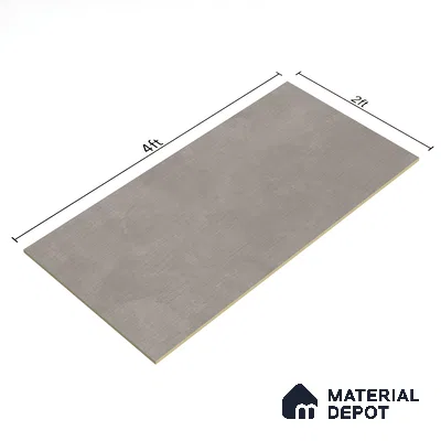 Fabric Wall & Floor Tile TL 06092 D Fabrica Grigio 4 ft x 2 ft Vitrified Matte Finish - 9 mm | 8 Random Design | Suitable For Living Room, Bedroom, Bathroom, Kitchen (Sample)