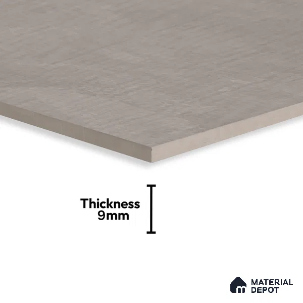 Fabric Wall & Floor Tile TL 06092 D Fabrica Grigio 4 ft x 2 ft Vitrified Matte Finish - 9 mm | 8 Random Design | Suitable For Living Room, Bedroom, Bathroom, Kitchen (Sample)