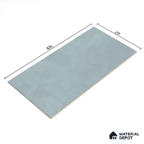 Fabric Wall & Floor Tile TL 06092 E Fabrica Sky 4 ft x 2 ft Vitrified Matte Finish - 9 mm | 8 Random Design | Suitable For Living Room, Bedroom, Bathroom, Kitchen