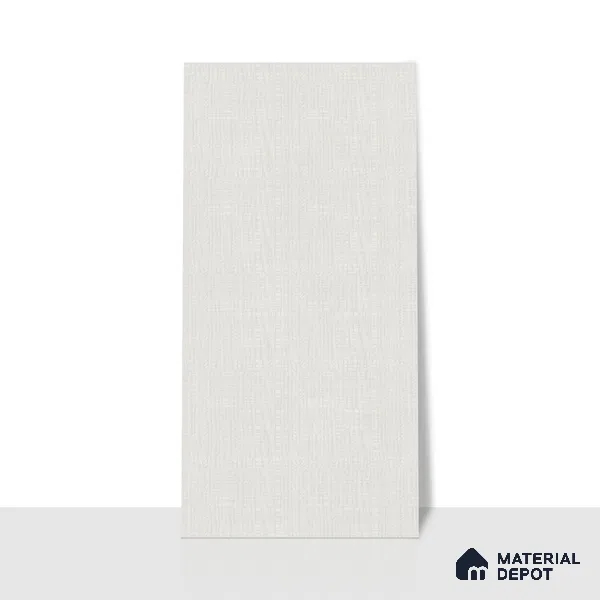Fabric Floor & Wall Tile TL 06092 Fabrica Bianco 4 ft x 2 ft Vitrified Matte Finish - 9 mm | 8 Random Design | Suitable For Living Room, Bedroom, Bathroom, Kitchen (Sample)