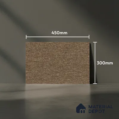 Budget Friendly Fabric Wall Tile Value For Money TL 06232  18 x 12 inch - Ceramic Glossy Finish -7 mm  | Suitable for Kitchen & Bathroom