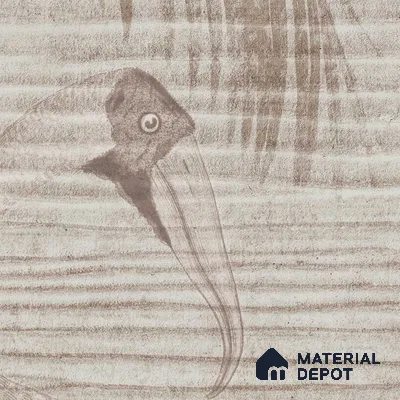 Faded Flamingo Design Wallpaper, Customized Sukoon Series Soft Feel Abstract Design (Customised Size Wallpaper)