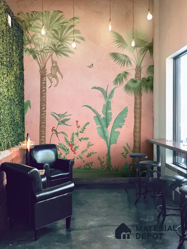 Fascinating Enchantment, Luxury Wallpaper for Rooms, Customised Sukoon Series Handmade Patterned Design (Customised Size Wallpaper)