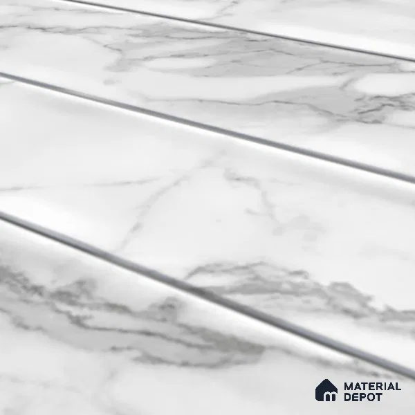 Faux Subway Wall Tile TL 08503 1 ft x 1 ft Glue Matte Finish Ceramic Tile - 10 mm | Suitable for Kitchen, Bathroom & Dining Area | Please Expect a Slight Variation of Pattern