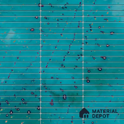 Faux Subway Wall Tile TL 08501 E 1 ft x 1 ft Glue Matte Finish Ceramic Tile - 10 mm | Suitable for Kitchen, Bathroom & Dining Area | Please Expect a Slight Variation of Pattern