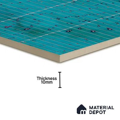 Faux Subway Wall Tile TL 08501 E 1 ft x 1 ft Glue Matte Finish Ceramic Tile - 10 mm | Suitable for Kitchen, Bathroom & Dining Area | Please Expect a Slight Variation of Pattern