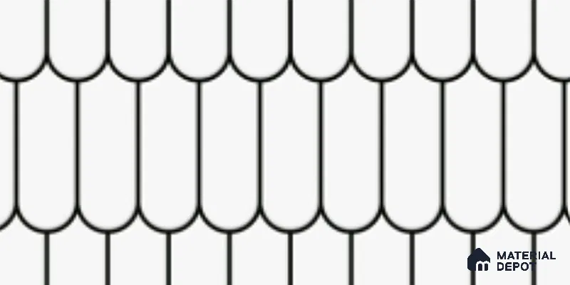 Faux Subway Wall Tile TL 07079 Chromatic White 600x300 mm Glossy Finish Ceramic Tile - 7 mm | Please Expect a Slight Variation of Pattern