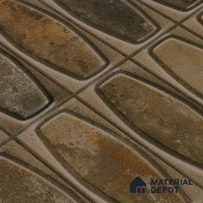 Faux Subway Wall Tile TL 05379 E Miraq Chester Rustic Brown 2 ft x 1 ft Ceramic Matte Finish - 8 mm | Suitable For Kitchen, Bathroom Walls and Backsplashes | Please Expect a Slight Variation of Pattern (Sample)