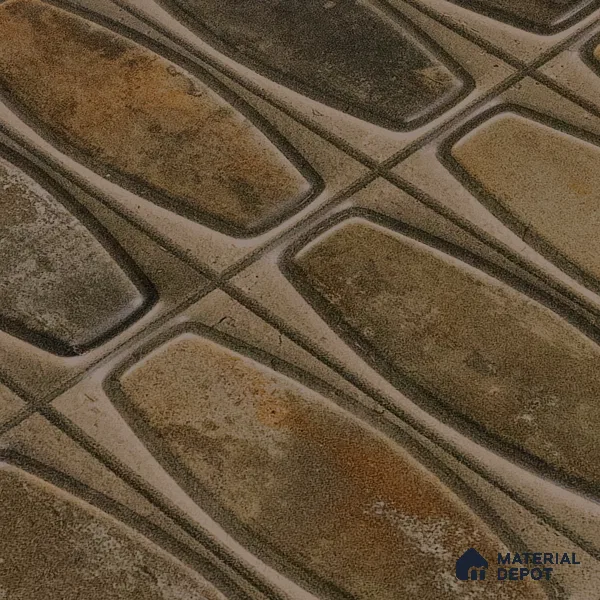 Faux Subway Wall Tile TL 05379 E Miraq Chester Rustic Brown 2 ft x 1 ft Ceramic Matte Finish - 8 mm | Suitable For Kitchen, Bathroom Walls and Backsplashes | Please Expect a Slight Variation of Pattern (Sample)