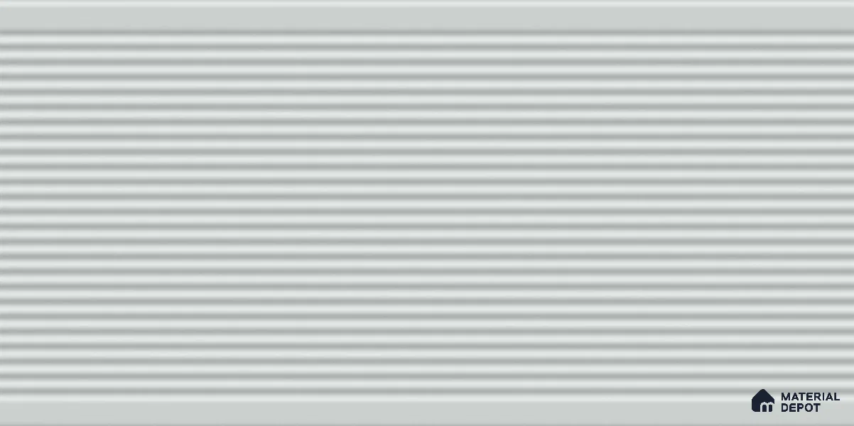 Faux Subway Wall Tile TL 05383 B Miraq Liner Arctic White 2 ft x 1 ft Ceramic Matte Finish - 8 mm | Suitable For Kitchen, Bathroom Walls and Backsplashes | Please Expect a Slight Variation of Pattern