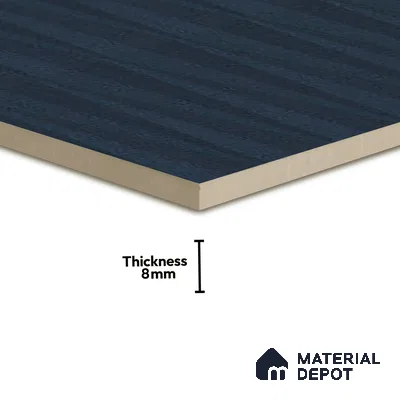 Punch Wall Tile TL 05383 E Miraq Diamond Deep Blue 2 ft x 1 ft Ceramic Matte Finish - 8 mm | Suitable For Kitchen, Bathroom Walls and Backsplashes | Please Expect a Slight Variation of Pattern