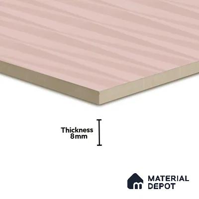 Faux Subway Wall Tile TL 05383 G Miraq Diamond Pink 2 ft x 1 ft Ceramic Matte Finish - 8 mm | Suitable For Kitchen, Bathroom Walls and Backsplashes (Sample)