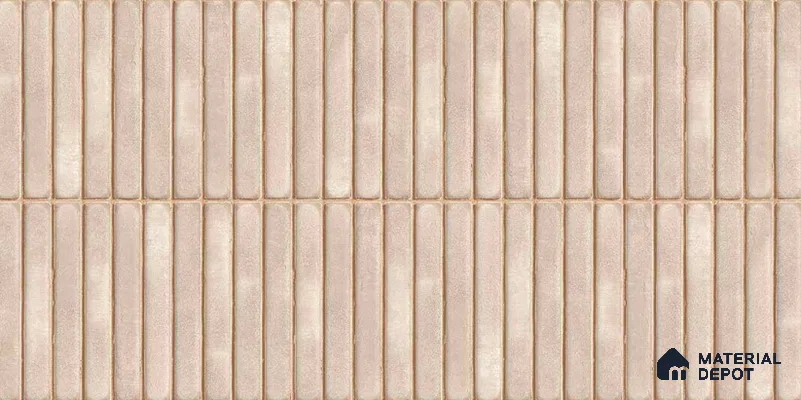 Faux Subway Wall Tile TL 05376 AD Amoretta Beige 2 ft x 1 ft Ceramic Matte Finish - 8 mm | Suitable For Kitchen, Bathroom Walls and Backsplashes| Please Expect a Slight Variation of Pattern