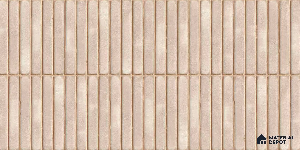 Faux Subway Wall Tile TL 05376 AD Amoretta Beige 2 ft x 1 ft Ceramic Matte Finish - 8 mm | Suitable For Kitchen, Bathroom Walls and Backsplashes| Please Expect a Slight Variation of Pattern