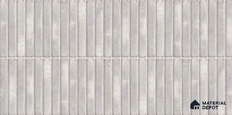 Faux Subway Wall Tile TL 05376 AG Amoretta Cloudy White 2 ft x 1 ft Ceramic Matte Finish - 8 mm | Suitable For Kitchen, Bathroom Walls and Backsplashes| Please Expect a Slight Variation of Pattern