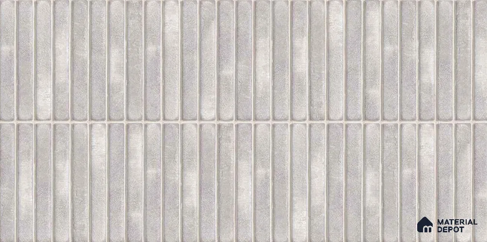 Faux Subway Wall Tile TL 05376 AG Amoretta Cloudy White 2 ft x 1 ft Ceramic Matte Finish - 8 mm | Suitable For Kitchen, Bathroom Walls and Backsplashes| Please Expect a Slight Variation of Pattern