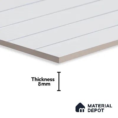 Faux Subway Wall Tile TL 05384 Miraq Snow White 2 ft x 1 ft Ceramic Glossy Finish - 8 mm | Suitable For Kitchen, Bathroom Walls and Backsplashes | Please Expect a Slight Variation of Pattern (Sample)