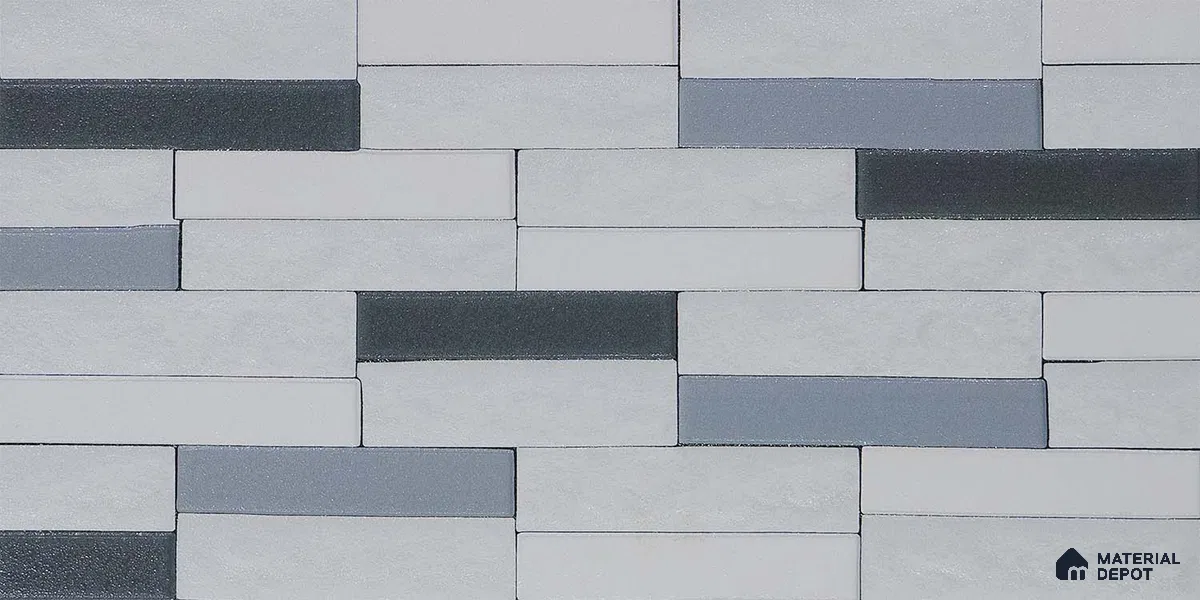 Faux Subway Wall Tile TL 05382 B Miraq Stack White 2 ft x 1 ft Ceramic Matte Finish - 8 mm | Suitable For Kitchen, Bathroom Walls and Backsplashes | Please Expect a Slight Variation of Pattern (Sample)