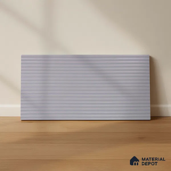 Faux Subway Wall Tile TL 05381 C Miraq Temba Grey 2 ft x 1 ft Ceramic Matte Finish - 8 mm | Suitable For Kitchen, Bathroom Walls and Backsplashes | Please Expect a Slight Variation of Pattern