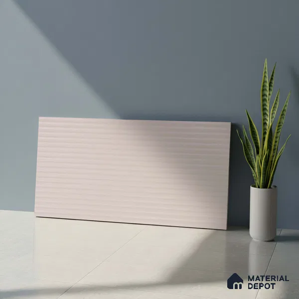 Faux Subway Wall Tile TL 05381 D Miraq Temba Ivory 2 ft x 1 ft Ceramic Matte Finish - 8 mm | Suitable For Kitchen, Bathroom Walls and Backsplashes | Please Expect a Slight Variation of Pattern