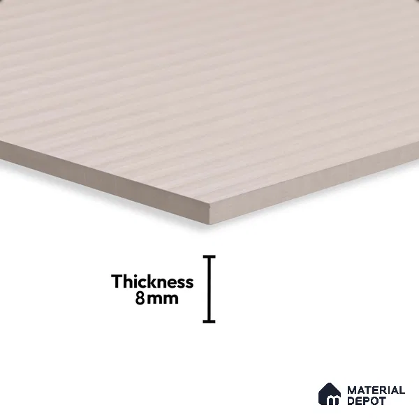 Faux Subway Wall Tile TL 05381 D Miraq Temba Ivory 2 ft x 1 ft Ceramic Matte Finish - 8 mm | Suitable For Kitchen, Bathroom Walls and Backsplashes | Please Expect a Slight Variation of Pattern