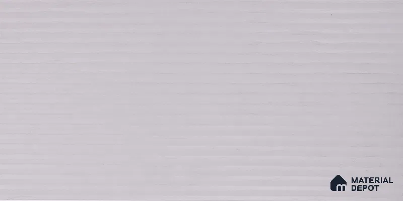 Faux Subway Wall Tile TL 05381 E Miraq Temba White 2 ft x 1 ft Ceramic Matte Finish - 8 mm | Suitable For Kitchen, Bathroom Walls and Backsplashes | Please Expect a Slight Variation of Pattern (Sample)