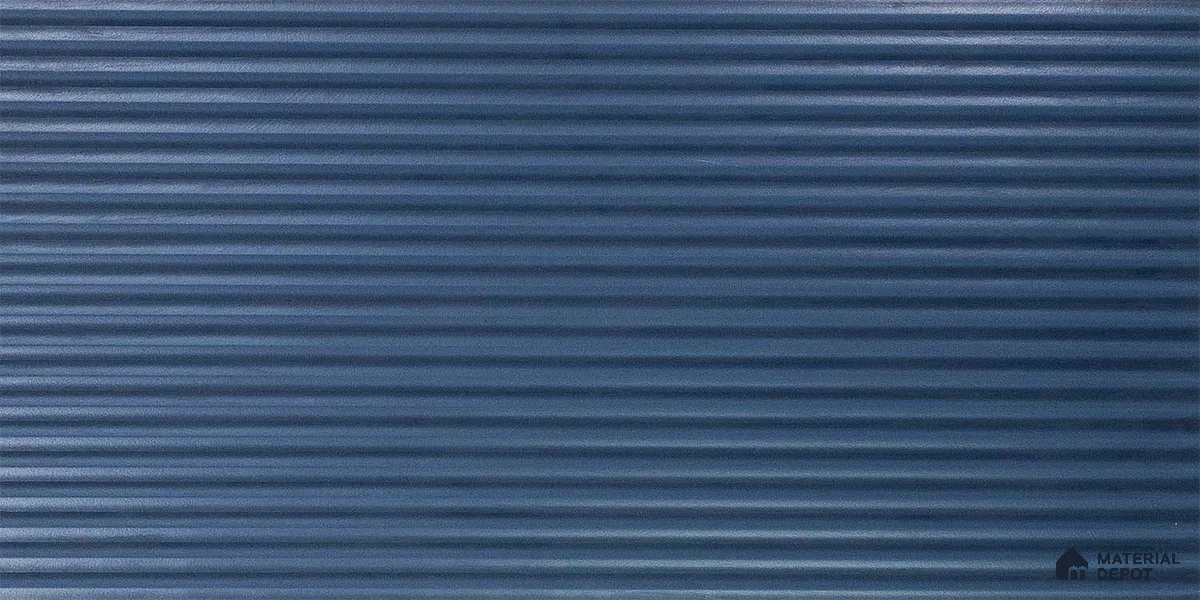 Faux Subway Wall Tile TL 05381 Miraq Temba Navy Blue 2 ft x 1 ft Ceramic Matte Finish - 8 mm | Suitable For Kitchen, Bathroom Walls and Backsplashes | Please Expect a Slight Variation of Pattern (Sample)