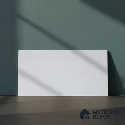 Faux Subway Wall Tile TL 05385 C Miraq Chalk White 2 ft x 1 ft Ceramic Matte Finish - 8 mm | Suitable For Kitchen, Bathroom Walls and Backsplashes | Please Expect a Slight Variation of Pattern (Sample)