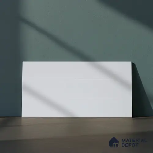 Faux Subway Wall Tile TL 05385 C Miraq Chalk White 2 ft x 1 ft Ceramic Matte Finish - 8 mm | Suitable For Kitchen, Bathroom Walls and Backsplashes | Please Expect a Slight Variation of Pattern