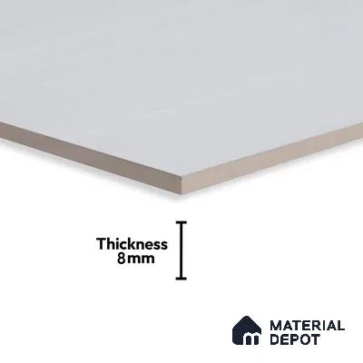 Faux Subway Wall Tile TL 05385 C Miraq Chalk White 2 ft x 1 ft Ceramic Matte Finish - 8 mm | Suitable For Kitchen, Bathroom Walls and Backsplashes | Please Expect a Slight Variation of Pattern (Sample)