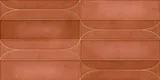 Faux Subway Wall Tile TL 05295 B Splendore Golden Arch Cotto 2 ft x 1 ft Ceramic Matte Finish - 9 mm | Suitable for Bathroom, Balcony, Kitchen Walls & Backsplashes | Image 01