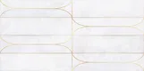 Faux Subway Wall Tile TL 05295 E Splendore Golden Arch Frost 2 ft x 1 ft Ceramic Matte Finish - 9 mm | Suitable for Bathroom, Balcony, Kitchen Walls & Backsplashes | Image 01