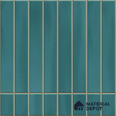 Faux Subway Wall Tile TL 06338 C  Spacora 12 inch x 12 inch Ceramic Matte Finish - 9.5 mm | Suitable for Accent / Feature Walls, Bathroom, Kitchen Wall & Backsplashes | Please Expect a Slight Variation of Pattern (Sample)