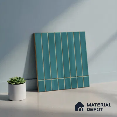 Faux Subway Wall Tile TL 06338 C  Spacora 12 inch x 12 inch Ceramic Matte Finish - 9.5 mm | Suitable for Accent / Feature Walls, Bathroom, Kitchen Wall & Backsplashes | Please Expect a Slight Variation of Pattern (Sample)