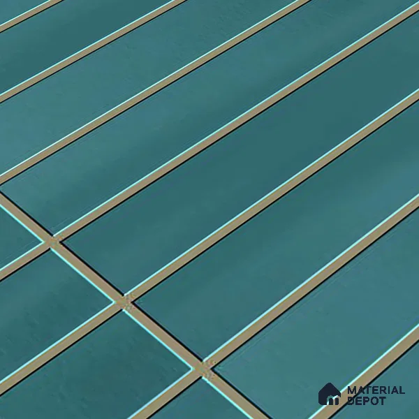 Faux Subway Wall Tile TL 06338 C  Spacora 12 inch x 12 inch Ceramic Matte Finish - 9.5 mm | Suitable for Accent / Feature Walls, Bathroom, Kitchen Wall & Backsplashes | Please Expect a Slight Variation of Pattern (Sample)