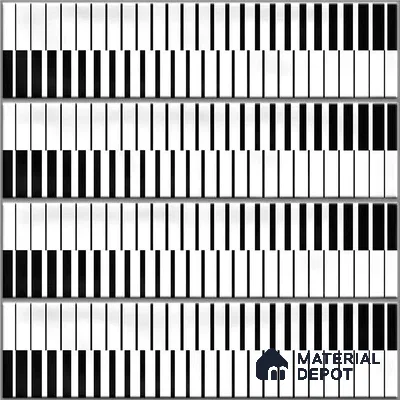 Faux Subway Wall Tile TL 06350  City 12 inch x 12 inch Ceramic Matte Finish - 9.5 mm | Suitable for Accent / Feature Walls, Bathroom, Kitchen Wall & Backsplashes | Please Expect a Slight Variation of Pattern