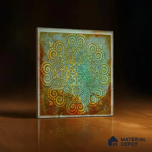Moroccan Wall Tile TL 06339 C Artiflow 12 inch x 12 inch Ceramic Matte Finish - 9.5 mm | Suitable for Accent / Feature Walls, Bathroom, Kitchen Backsplashes, Dining Area | Please Expect a Slight Variation of Pattern