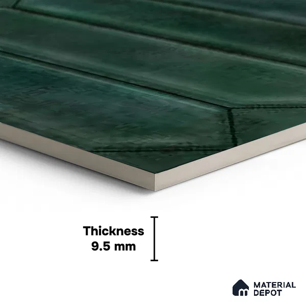 Faux Subway Wall Tile TL 06347 B  Picket Gardenrix 12 inch x 12 inch Ceramic Matte Finish - 9.5 mm | Suitable for Accent / Feature Walls, Bathroom, Kitchen Wall & Backsplashes | Please Expect a Slight Variation of Pattern