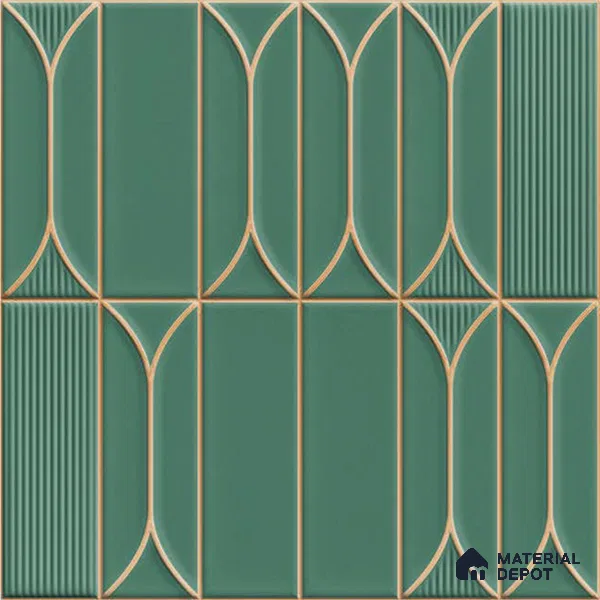 Faux Subway Wall Tile TL 06332 Sailstone 12 inch x 12 inch Ceramic Matte Finish - 9.5 mm | Suitable for Accent / Feature Walls, Bathroom, Kitchen Wall & Backsplashes | Please Expect a Slight Variation of Pattern