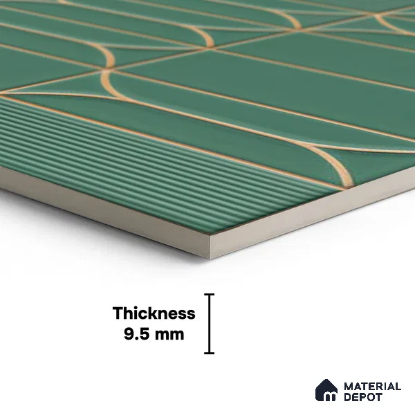 Faux Subway Wall Tile TL 06332 Sailstone 12 inch x 12 inch Ceramic Matte Finish - 9.5 mm | Suitable for Accent / Feature Walls, Bathroom, Kitchen Wall & Backsplashes | Please Expect a Slight Variation of Pattern