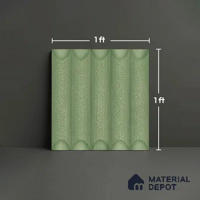 Faux Subway Wall Tile TL 06337 B  Concordia 12 inch x 12 inch Ceramic Matte Finish - 9.5 mm | Suitable for Accent / Feature Walls, Bathroom, Kitchen Wall & Backsplashes | Please Expect a Slight Variation of Pattern (Sample)