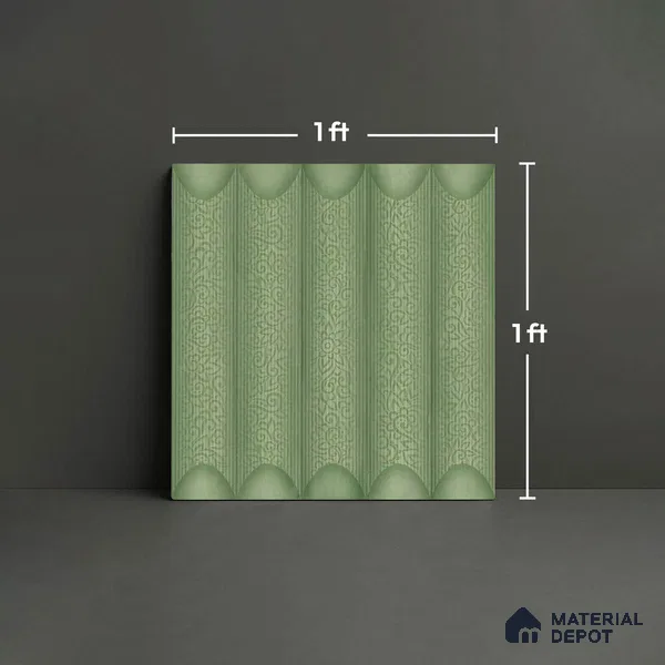 Faux Subway Wall Tile TL 06337 B  Concordia 12 inch x 12 inch Ceramic Matte Finish - 9.5 mm | Suitable for Accent / Feature Walls, Bathroom, Kitchen Wall & Backsplashes | Please Expect a Slight Variation of Pattern (Sample)