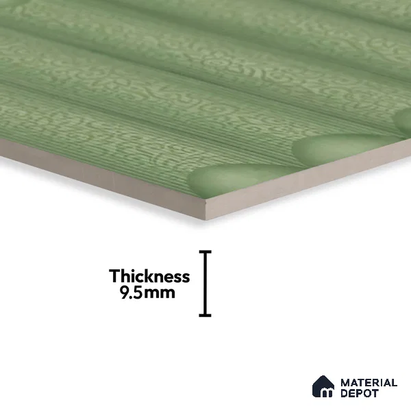 Faux Subway Wall Tile TL 06337 B  Concordia 12 inch x 12 inch Ceramic Matte Finish - 9.5 mm | Suitable for Accent / Feature Walls, Bathroom, Kitchen Wall & Backsplashes | Please Expect a Slight Variation of Pattern (Sample)
