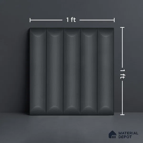 Faux Subway Wall Tile TL 06337 C Balancia 12 inch x 12 inch Ceramic Matte Finish - 9.5 mm | Suitable for Accent / Feature Walls, Bathroom, Kitchen Wall & Backsplashes | Please Expect a Slight Variation of Pattern