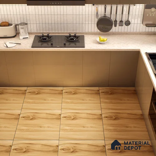 TL 00449 Fawn Brown 2 ft x 2 ft Matte Finish Digital Porcelain Floor & Wall Tile - 9.5 mm