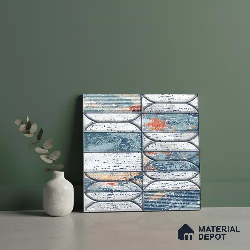 Moroccan Tile TL 04394 J Fenix 223 Decor 12 x 12 inch Ceramic Matte Finish - 9 mm | Please Expect a Slight Variation of Pattern