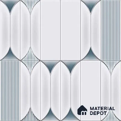 Moroccan Tile TL 04394 K Fenix 213 Decor 1 ft x 1 ft Ceramic Matte Finish - 9 mm | Suitable For Kitchen, Bathroom, Basin Area | Please Expect a Slight Variation of Pattern