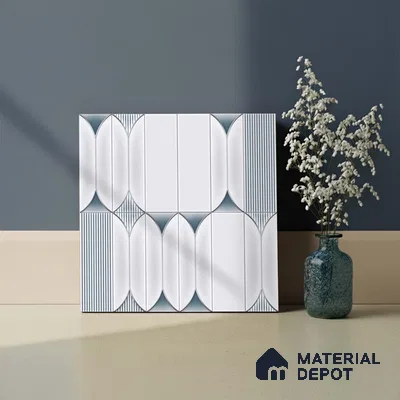 Moroccan Tile TL 04394 K Fenix 213 Decor 1 ft x 1 ft Ceramic Matte Finish - 9 mm | Suitable For Kitchen, Bathroom, Basin Area | Please Expect a Slight Variation of Pattern
